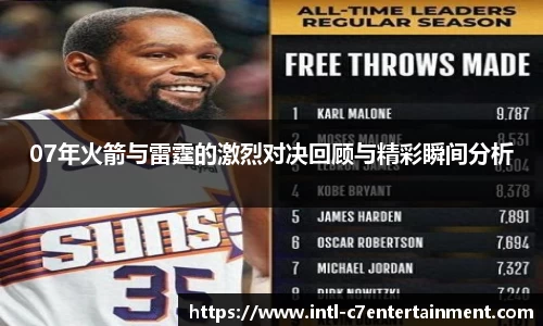 07年火箭与雷霆的激烈对决回顾与精彩瞬间分析